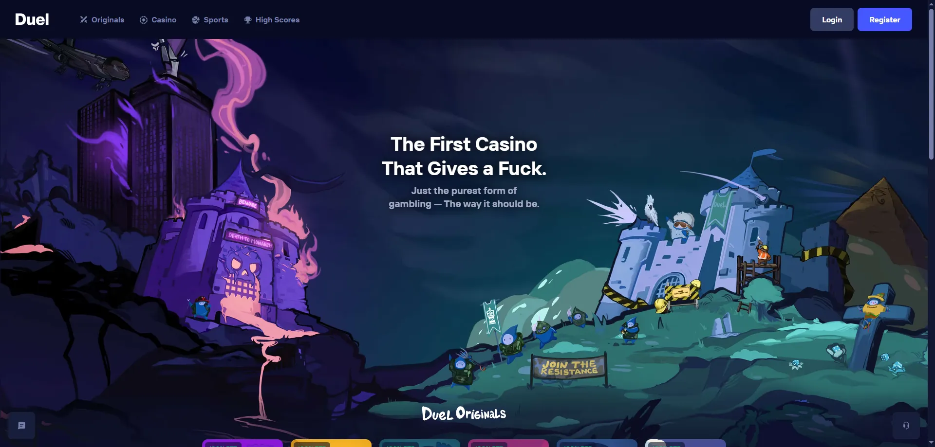 Duel Casino México — casino cripto con juegos exclusivos y retiros rápidos